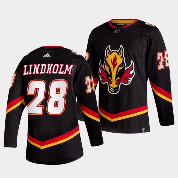 Elias Lindholm #28 Calgary Flames 2022-23 Alternat...
