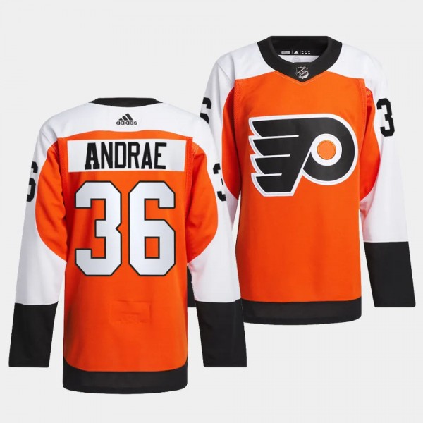 Emil Andrae Philadelphia Flyers Home Orange #36 Primegreen Authentic Pro Jersey Men's