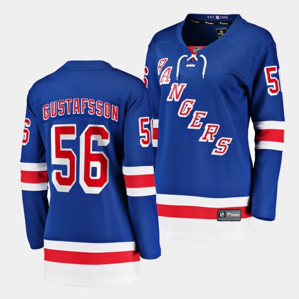 Erik Gustafsson New York Rangers Home Women Breakaway Player 56 Jersey