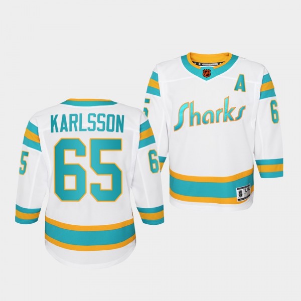 Erik Karlsson San Jose Sharks Youth Jersey 2022 Sp...