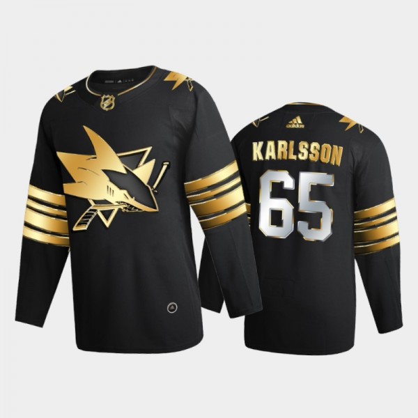 San Jose Sharks Erik Karlsson #65 2020-21 Golden E...