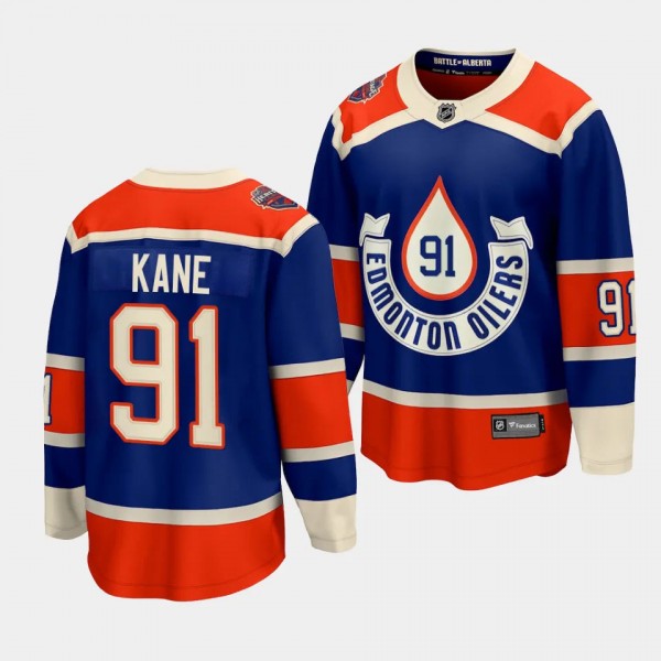 Evander Kane Edmonton Oilers 2023 NHL Heritage Cla...