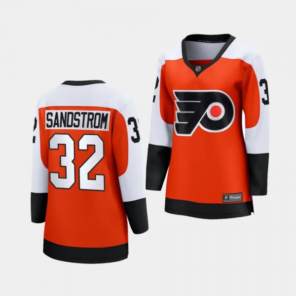 Felix Sandstrom Philadelphia Flyers 2023-24 Home Women Premier 32 Jersey Breakaway Player