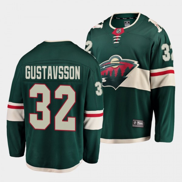 Filip Gustavsson Minnesota Wild 2022 Home Green Br...