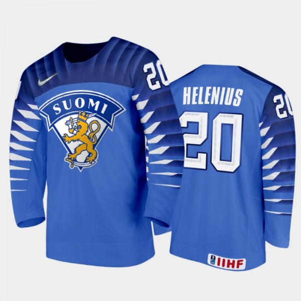 Finland Hockey Samuel Helenius 2022 IIHF World Jun...