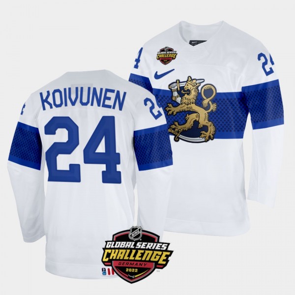 Ville Koivunen 2022 NHL Global Series Finland #24 ...