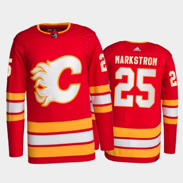 2021-22 Calgary Flames Jacob Markstrom Primegreen Authentic Jersey Red Home Uniform