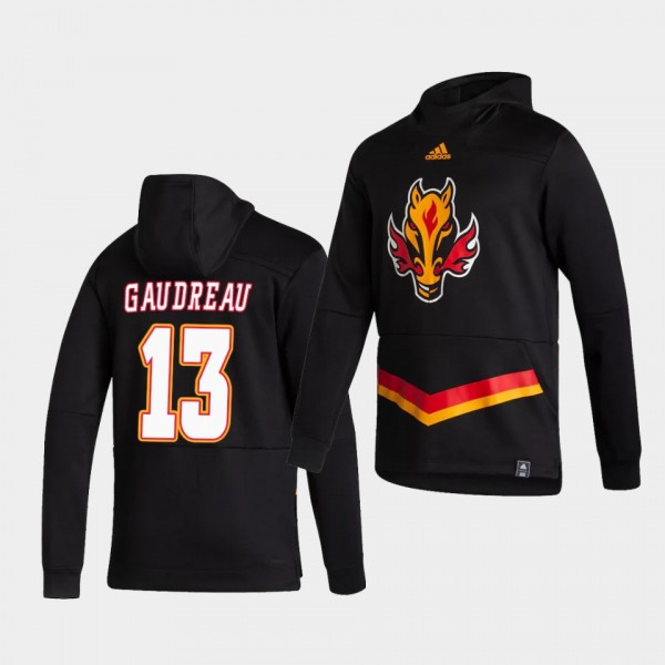 Calgary Flames Johnny Gaudreau 2021 Reverse Retro ...