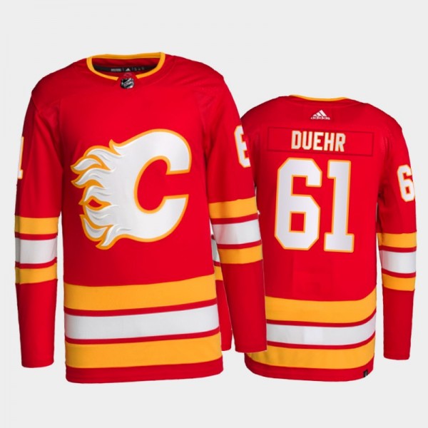 Walker Duehr Calgary Flames Authentic Pro Jersey 2...