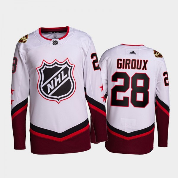 Flyers Claude Giroux 2022 NHL All-Star White Jerse...