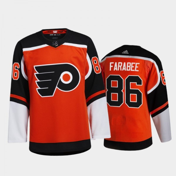 Philadelphia Flyers Joel Farabee #86 2021 Reverse ...