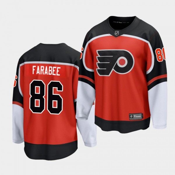 Joel Farabee Philadelphia Flyers Special Edition Orange Men's Jersey