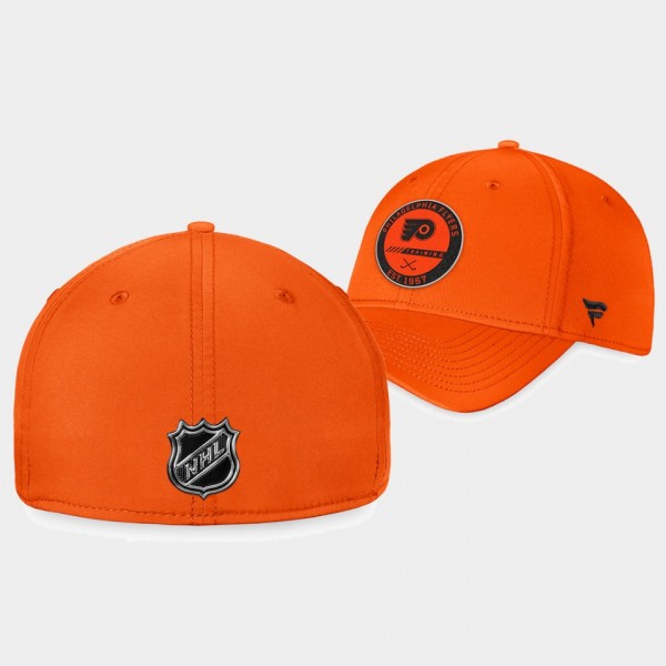 Philadelphia Flyers Training Camp Practice Orange Authentic Pro Flex Hat