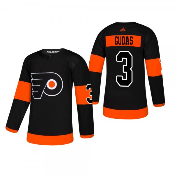 Men's Philadelphia Flyers Radko Gudas #3 2018-19 Alternate Reasonable Authentic Jersey - Black