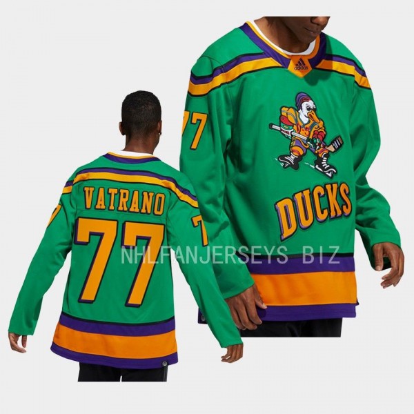 Mighty Ducks Frank Vatrano Anaheim Ducks Green #77...
