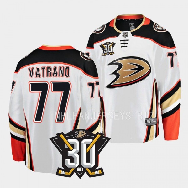 Anaheim Ducks Frank Vatrano 2023-24 30th Anniversa...