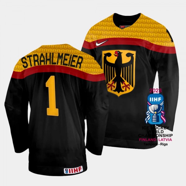 Dustin Strahlmeier 2023 IIHF World Championship Ge...