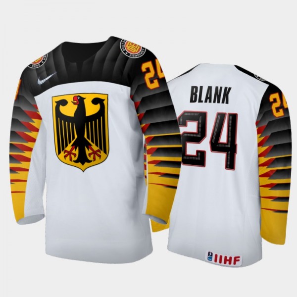 Alexander Blank Germany Hockey White Home Jersey 2...