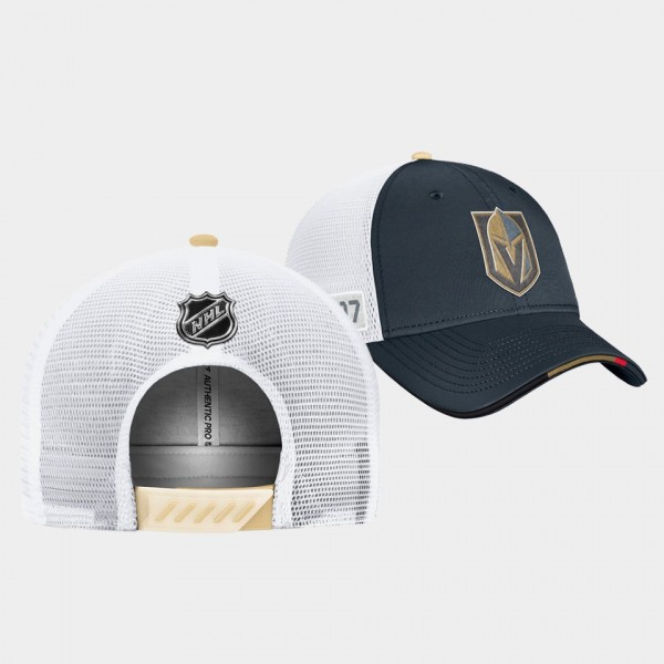 Vegas Golden Knights 2022 NHL Draft On Stage Authentic Pro Adjustable Hat Black