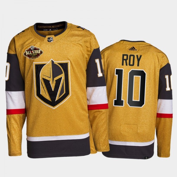 Vegas Golden Knights Nicolas Roy 2022 All-Star Jersey Gold Authentic Primegreen Uniform
