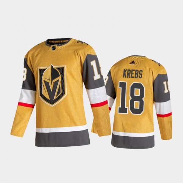 Vegas Golden Knights Peyton Krebs #18 Alternate Gold 2020-21 Authentic Jersey