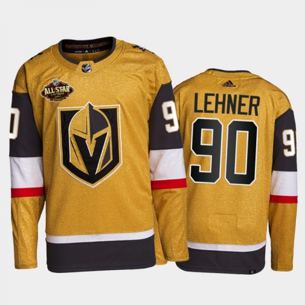 Vegas Golden Knights Robin Lehner 2022 All-Star Jersey Gold Authentic Primegreen Uniform