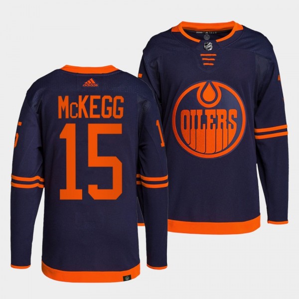 Greg McKegg #15 Edmonton Oilers Primegreen Authent...