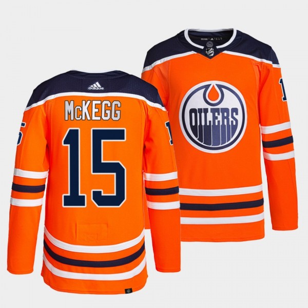 Greg McKegg #15 Edmonton Oilers Primegreen Authent...
