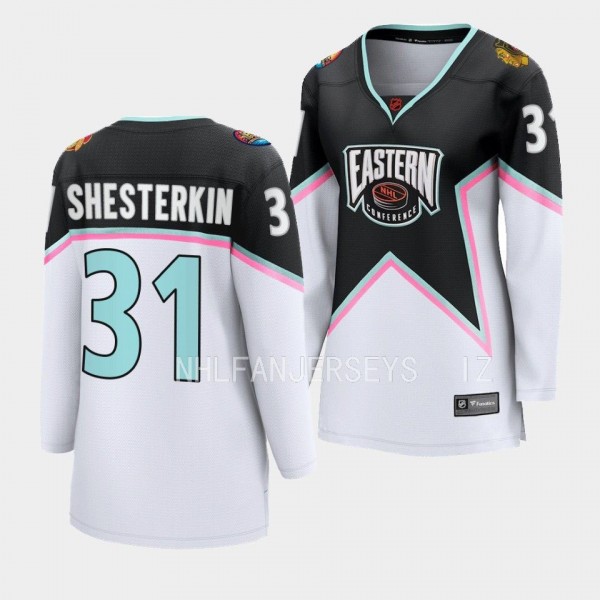 New York Rangers Igor Shesterkin 2023 NHL All-Star Eastern Conference Women Black Jersey Breakaway Player