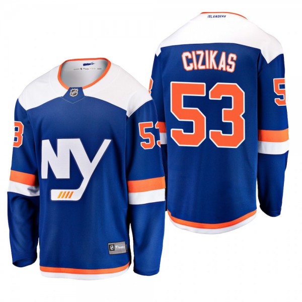 Men's New York Islanders Casey Cizikas #53 2018-19...