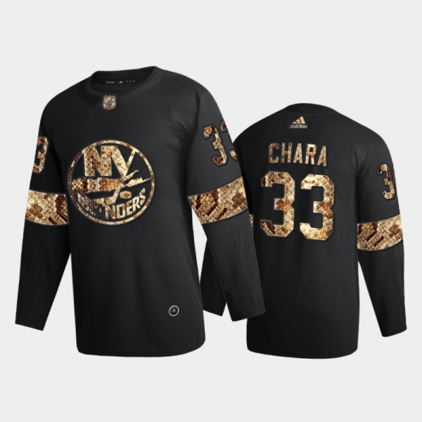 Zdeno Chara #33 New York Islanders Python Skin Bla...
