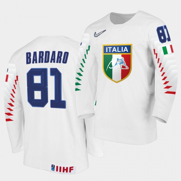 Anthony Bardaro Italy Team 2021 IIHF World Champio...