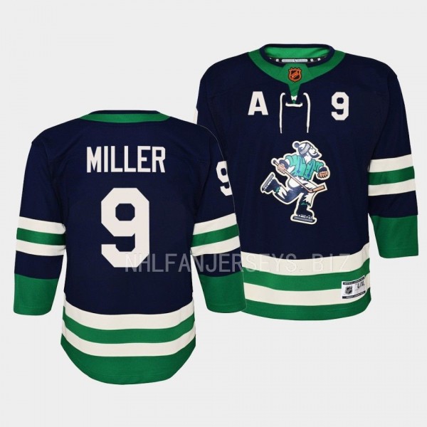J.T. Miller Vancouver Canucks Youth Jersey 2022 Special Edition 2.0 Navy Premier Jersey