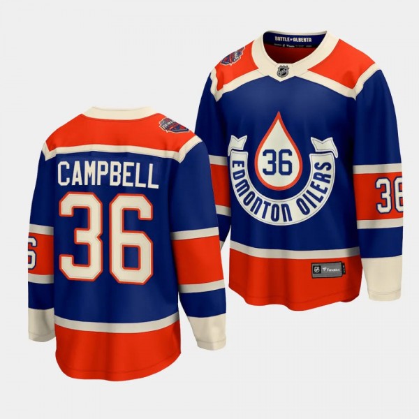 Jack Campbell Edmonton Oilers 2023 NHL Heritage Cl...