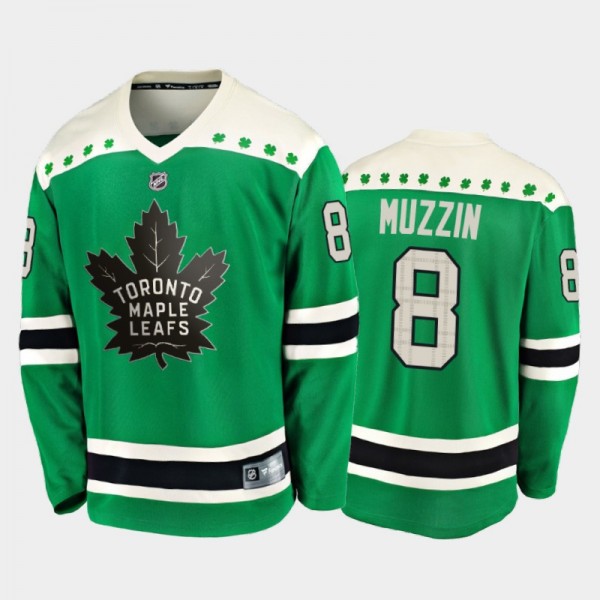 Fanatics Jake Muzzin #8 Maple Leafs 2020 St. Patri...
