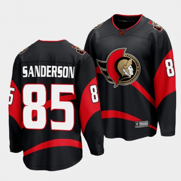 Jake Sanderson Ottawa Senators 2022 Special Edition 2.0 Black Breakaway Player Jersey Men's