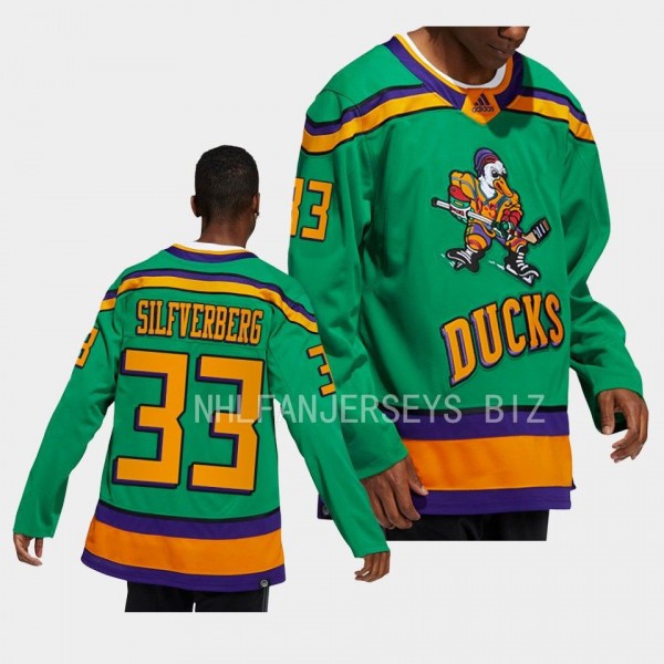 Mighty Ducks Jakob Silfverberg Anaheim Ducks Green...