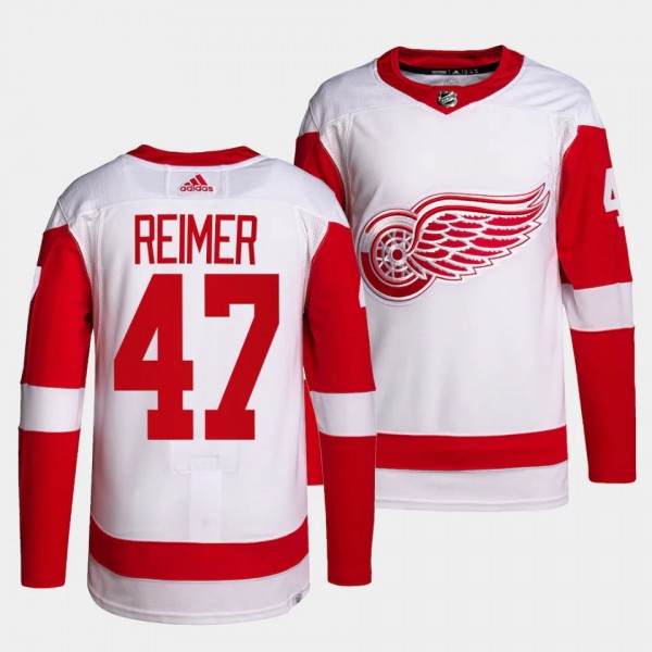 Detroit Red Wings Authentic Pro James Reimer #47 W...
