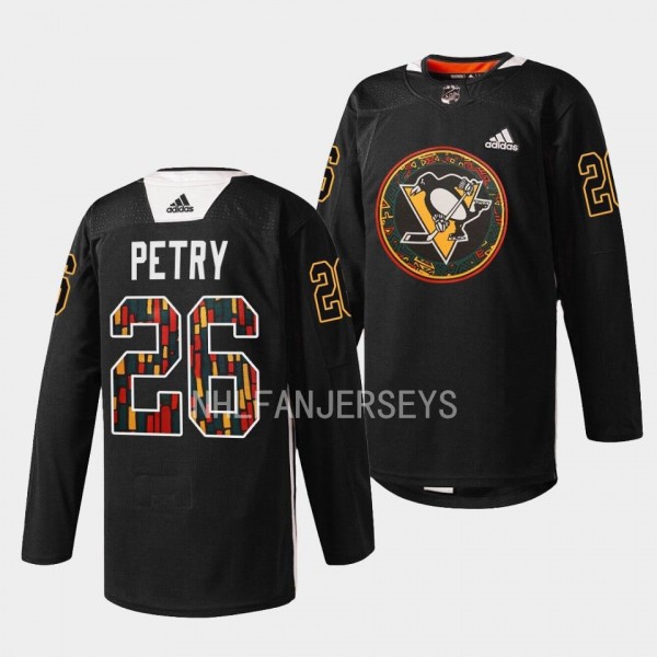 Pittsburgh Penguins 2023 Black Hockey History Jeff...