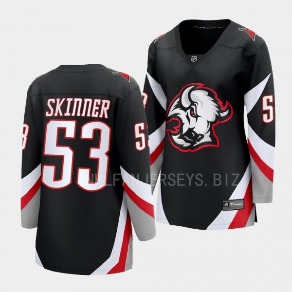 Jeff Skinner Buffalo Sabres 2022-23 Goathead Alternate Women Premier 53 Jersey Breakaway Player