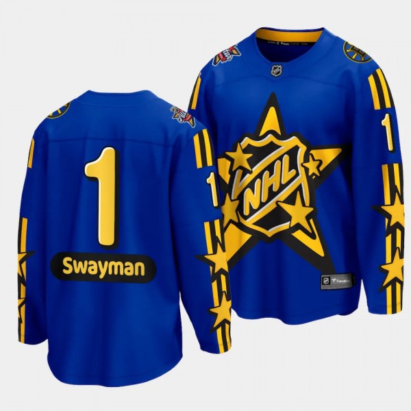 2024 NHL All-Star Game Jeremy Swayman Jersey Bosto...