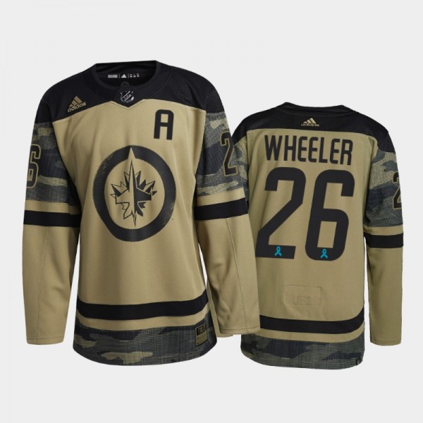 Blake Wheeler Winnipeg Jets Canadian Armed Force J...