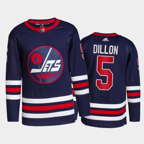Brenden Dillon Winnipeg Jets Alternate Jersey 2021-22 Navy #5 Primegreen Authentic Pro Uniform