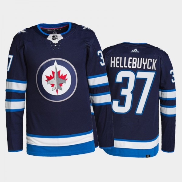 Winnipeg Jets Connor Hellebuyck Authentic Pro Jers...