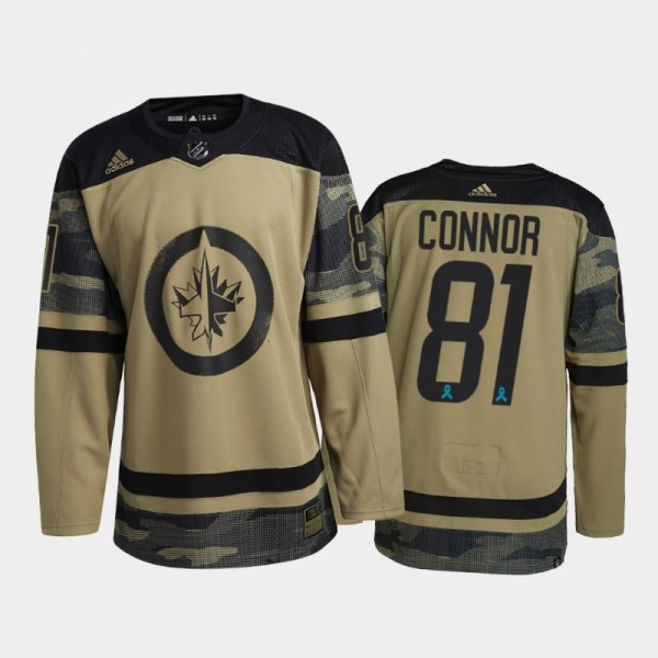 Kyle Connor Winnipeg Jets Canadian Armed Force Jer...