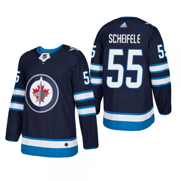 Men's Winnipeg Jets Mark Scheifele #55 Home Navy Authentic Player Cheap Jersey