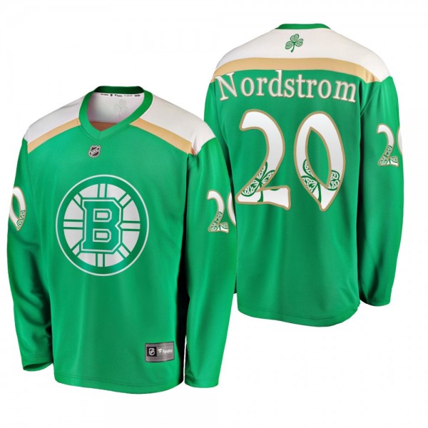Boston Bruins Joakim Nordstrom #20 2019 St. Patric...
