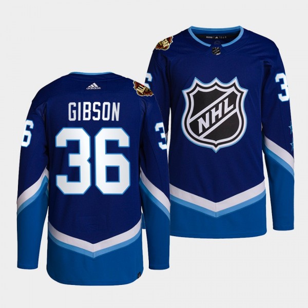 John Gibson Ducks #36 2022 NHL All-Star Jersey Blu...