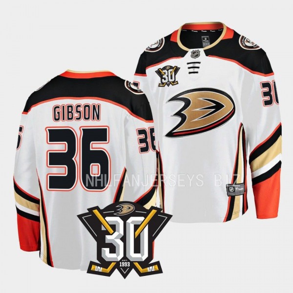 Anaheim Ducks John Gibson 2023-24 30th Anniversary...