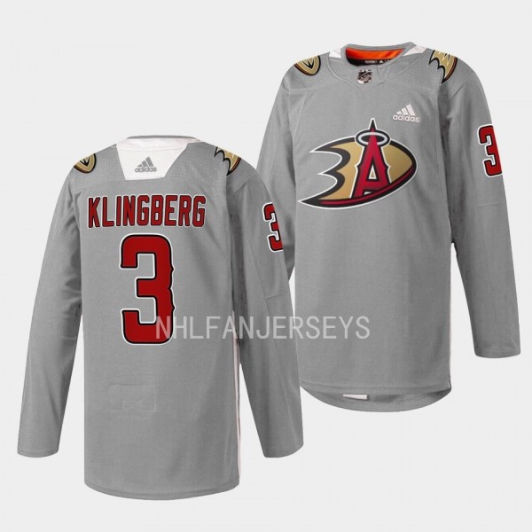 Anaheim Ducks 2023 Angels Night John Klingberg #3 ...